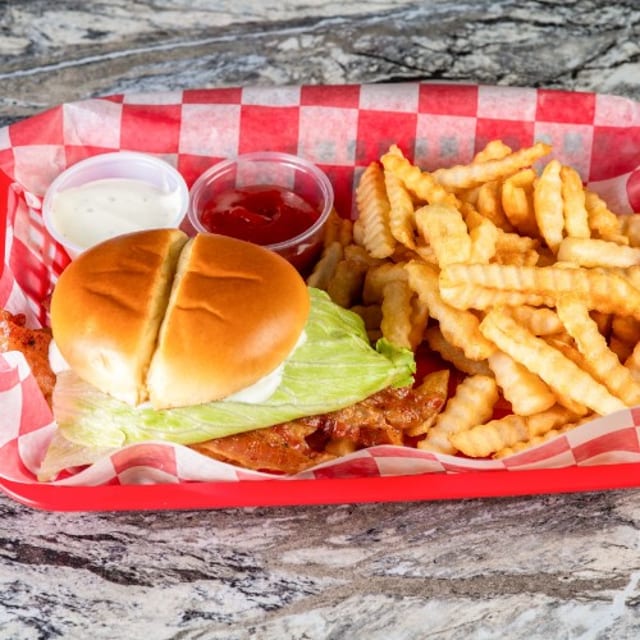 Chicken Bacon Ranch Sandwich.